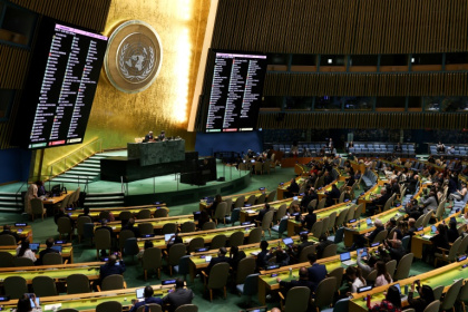 The United Nations remains a place where arch-rivals and enemies still sit at the same table to air grievances, and where the smallest member state can have its voice heard - CHARLY TRIBALLEAU (AFP) The United Nations remains a place where arch-rivals and enemies still sit at the same table to air grievances, and where the smallest member state can have its voice heard - CHARLY TRIBALLEAU (AFP)