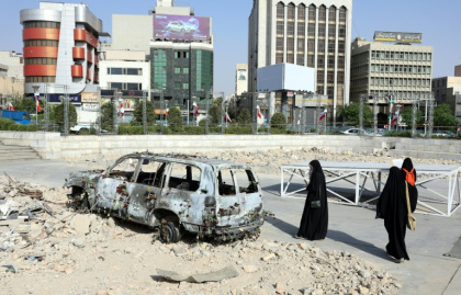 Iran said it fired missiles at a US base in Qatar, while Israeli strikes continued to pound Tehran on the war's 11th day - ATTA KENARE (AFP) Iran said it fired missiles at a US base in Qatar, while Israeli strikes continued to pound Tehran on the war's 11th day - ATTA KENARE (AFP)