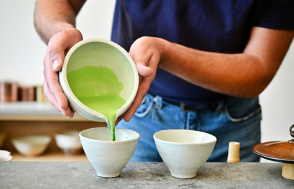 Bright green matcha tea has become a 'cultural touchpoint', one tea shop owner told AFP - Frederic J. BROWN (AFP) Bright green matcha tea has become a 'cultural touchpoint', one tea shop owner told AFP - Frederic J. BROWN (AFP)