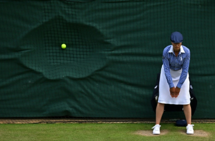Line judges have been part of the furniture at Wimbledon for nearly 150 years - ANDREJ ISAKOVIC (AFP) Line judges have been part of the furniture at Wimbledon for nearly 150 years - ANDREJ ISAKOVIC (AFP)