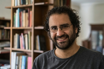 Abdel Fattah was arrested in 2019 for sharing a Facebook post about police brutality - Khaled DESOUKI (AFP)