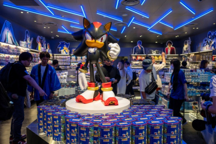Sega opens its first flagship merchandise store in Japan on Friday - Kazuhiro NOGI (AFP) Sega opens its first flagship merchandise store in Japan on Friday - Kazuhiro NOGI (AFP)