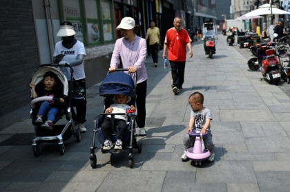 China's population has declined for three consecutive years, with United Nations demography models predicting it could fall from 1.4 billion today to 800 million by 2100 - WANG Zhao (AFP) China's population has declined for three consecutive years, with United Nations demography models predicting it could fall from 1.4 billion today to 800 million by 2100 - WANG Zhao (AFP)