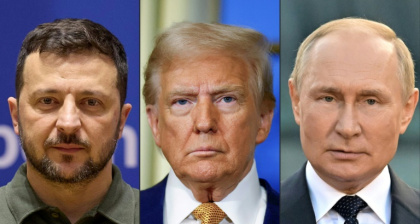 Trump and Putin plan to meet on Friday, but Europe is pushing for Ukraine's Zelensky to join them - Handout, Sarah Meyssonnier, Ilya PITALEV (AFP)