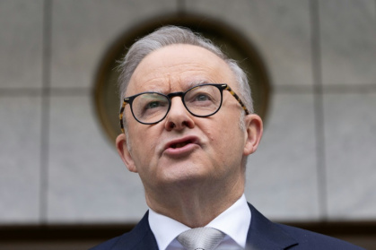 The dictionary cited Australian Prime Minister Anthony Albanese's use of the phrase 'delulu with no solulu' - MIKE BOWERS (AFP) The dictionary cited Australian Prime Minister Anthony Albanese's use of the phrase 'delulu with no solulu' - MIKE BOWERS (AFP)