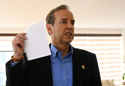 Bolivia's former president (2001-2002) and presidential candidate Jorge 'Tuto' Quiroga is bidding to become the country's first right-wing leader in 20 years - Aizar RALDES (AFP) Bolivia's former president (2001-2002) and presidential candidate Jorge 'Tuto' Quiroga is bidding to become the country's first right-wing leader in 20 years - Aizar RALDES (AFP)