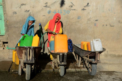 The report found that in most countries with available data, women and girls were chiefly responsible for water collection - Javed TANVEER (AFP) The report found that in most countries with available data, women and girls were chiefly responsible for water collection - Javed TANVEER (AFP)