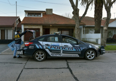 Argentine police raided a house in Mar del Plata for a suspected Nazi-looted artwork seen in a for-sale ad - Mara Sosti (AFP) Argentine police raided a house in Mar del Plata for a suspected Nazi-looted artwork seen in a for-sale ad - Mara Sosti (AFP)