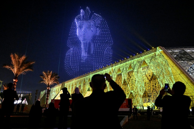 Egypt officially opens grand museum near pyramids