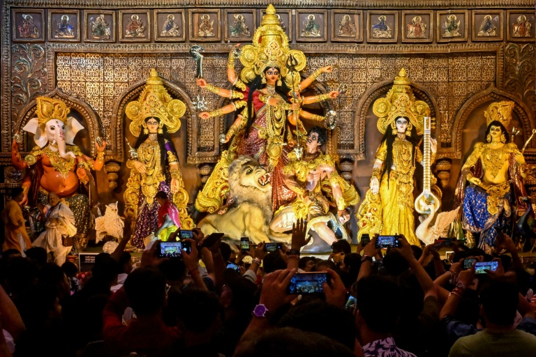 India's divine designs meld with AI at Durga Puja festival