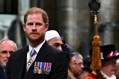 Britain's Prince Harry, the Duke of Sussex, looks on as his father leaves Westminster Abbey after being crowned King Charles III in 2023 - Ben Stansall (AFP) Britain's Prince Harry, the Duke of Sussex, looks on as his father leaves Westminster Abbey after being crowned King Charles III in 2023 - Ben Stansall (AFP)
