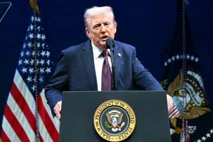 Tariffs were a key part of discussions between US officials and EU counterparts as they met to coordinate sanctions over Moscow's war in Ukraine - SAUL LOEB (AFP)