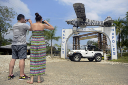 Deceased Colombian druglord Pablo Escobar's opulent Hacienda Napoles estate is a major tourist draw - RAUL ARBOLEDA (AFP) Deceased Colombian druglord Pablo Escobar's opulent Hacienda Napoles estate is a major tourist draw - RAUL ARBOLEDA (AFP)