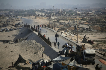Vast swathes of the Palestinian territory have been turned to rubble - Eyad BABA (AFP) Vast swathes of the Palestinian territory have been turned to rubble - Eyad BABA (AFP)