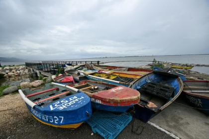 Fishermen boats are tied together in preparation for the arrival of Hurricane Melissa near Rae Town, a fishing village in East Kingston, Jamaica - Ricardo Makyn (AFP) Fishermen boats are tied together in preparation for the arrival of Hurricane Melissa near Rae Town, a fishing village in East Kingston, Jamaica - Ricardo Makyn (AFP)