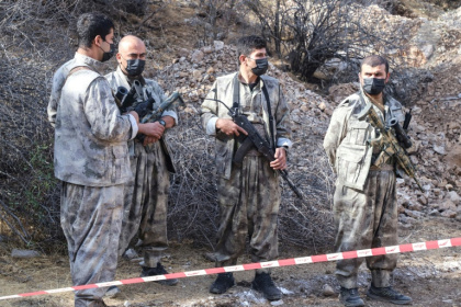 The PKK's decision to withdraw its militants from Turkish soil was 'critical' for moving the peace process forward, the pro-Kurdish DEM party said - Shwan MOHAMMED (AFP)