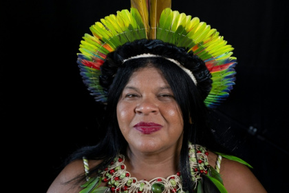Brazil's Minister of Indigenous Peoples, Sonia Guajajara, hopes Indigenous peoples will have a leading voice at COP30, which will take place in the Brazilian Amazon - Pablo PORCIUNCULA (AFP)