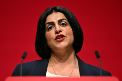 UK interior minister Shabana Mahmood rejected claims that the government was 'engaging in far-right talking points' - Oli SCARFF (AFP)