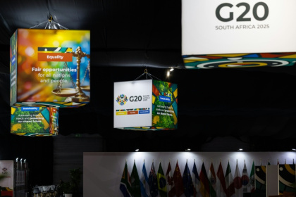 South Africa's G20 summit is under the theme 'Solidarity, Equality, Sustainability' - EMMANUEL CROSET (AFP)