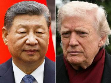 The call between Chinese President Xi Jinping (L) and his US counterpart Donald Trump came after the pair met in late October, 2025 for the first time in six years - Maxim Shemetov, Alex WROBLEWSKI (AFP)