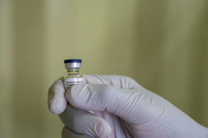 A nurse holds a vial of Lenacapavir at a clinic north-west of. The drug has been shown overwhelmingly to reduce the risk of HIV transmission - Ihsaan Haffejee (AFP)