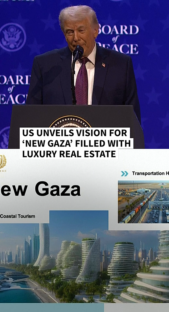 US unveils vision for "New Gaza" filled with luxury real estate