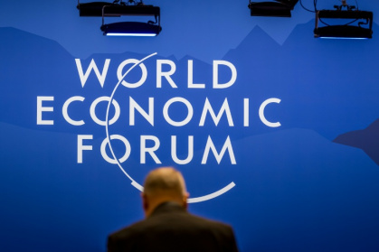 Donald Trump is expected to speak at the World Economic Forum in Davos this week - Fabrice COFFRINI (AFP)
