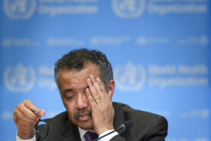 'Unfortunately, the reasons cited for the US decision to withdraw from WHO are untrue,' said Tedros - Fabrice COFFRINI (AFP)