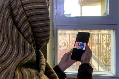 Music is all but forbidden so Shogofa listens to exiled pop stars in private - - (AFP)