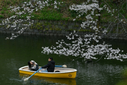 Japan welcomed a record number of tourists last year - Richard A. Brooks (AFP)