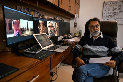 Khushwant Singh, author of Maharaja in Denims and co-founder of AI-driven production house Intelliflicks Studios - Tauseef MUSTAFA (AFP)