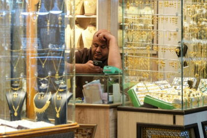 Fewer tourists to Iraq's holy city of Najaf has left shopkeepers with little to do - Qassem al-KAABI (AFP)