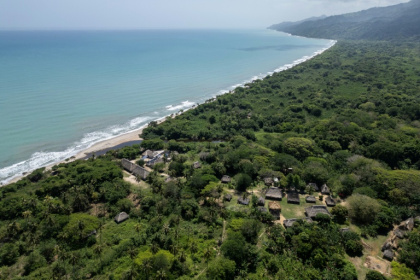 Tayrona National Park is one of Colombia's best-loved tourism destinations - Luis ACOSTA (AFP)