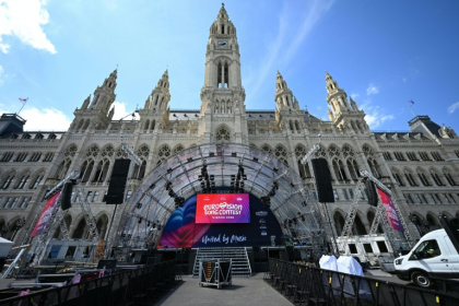 The Austrian capital is pulling out all the stops to host the 70th edition of the world's most-watched song contest - HELMUT FOHRINGER (AFP)