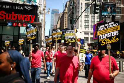 The ICJ ruling is seen having a major impact on workers' rights - CHARLY TRIBALLEAU (AFP)