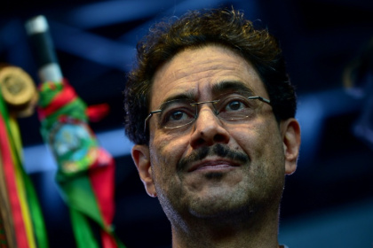 Leftist Senator Ivan Cepeda is currently leading polls to win Colombian presidential elections - Pablo VERA (AFP)