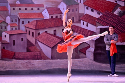 Laura Kamila Rojas is a soloist with the National Ballet of Cuba (BNC) - ADALBERTO ROQUE (AFP)