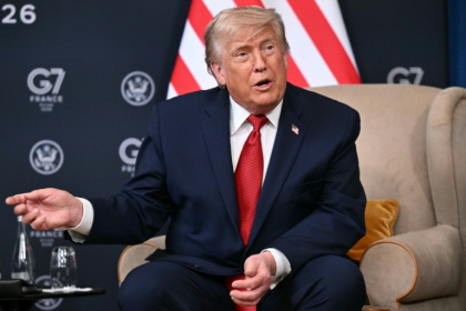 Trump made the announcement while at the G7 summit in Evian, France - Mandel NGAN (AFP)