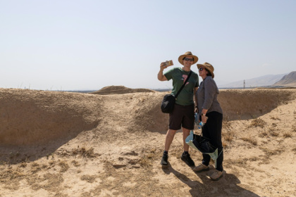 Turkmenistan is tentatively opening up to tourists after decades of isolation - STRINGER (AFP)