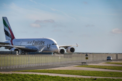 Emirates operates the biggest A380 fleet in the world - ADRIAN DENNIS (AFP)