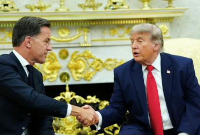 US President Donald Trump will meet fellow NATO leaders in Ankara for this year's alliance summit - Aaron Schwartz (AFP)