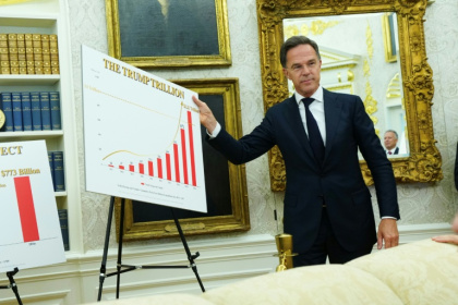 NATO Secretary General Mark Rutte has been on a relentless charm offensive to keep US President Donald Trump engaged - Aaron Schwartz (AFP)