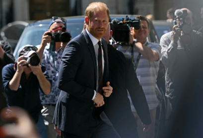 Britain's Prince Harry lost his joint case with Elton John and others against the Daily Mail's publisher accusing the UK tabloid of unlawful information gathering - JUSTIN TALLIS (AFP)