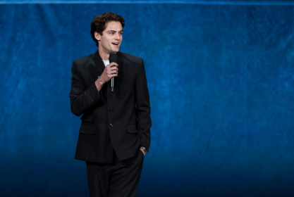 'Young Washington,' starring William Franklyn-Miller, used a new AI process that lets actors be filmed naturally and then surrounds them with a hyper-realistic AI-generated world - Ethan Miller (AFP)