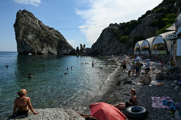 Drones and blackouts inflict a tense summer on Russia-annexed Crimea