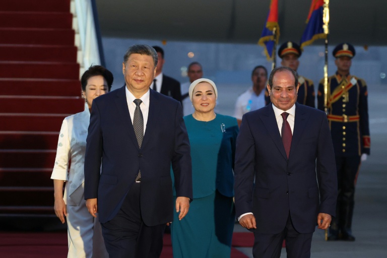 China's Xi urges against Mideast interference in rare Egypt visit