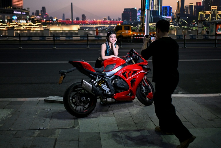 Tourists chase high-octane thrill in China's trending biker capital