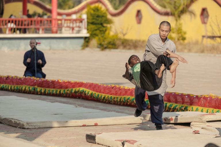 In Zambia, a Shaolin Temple offers a softer face of China
