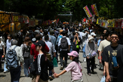 With a median age of 49.9 years, Japan has the second-oldest population in the world after Monaco, according to the World Bank - Andrew CABALLERO-REYNOLDS (AFP)