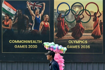 India is hoping Ahmedabad's Commonwealth Games leads to a bid for the 2036 Olympics - Ben STANSALL (AFP)